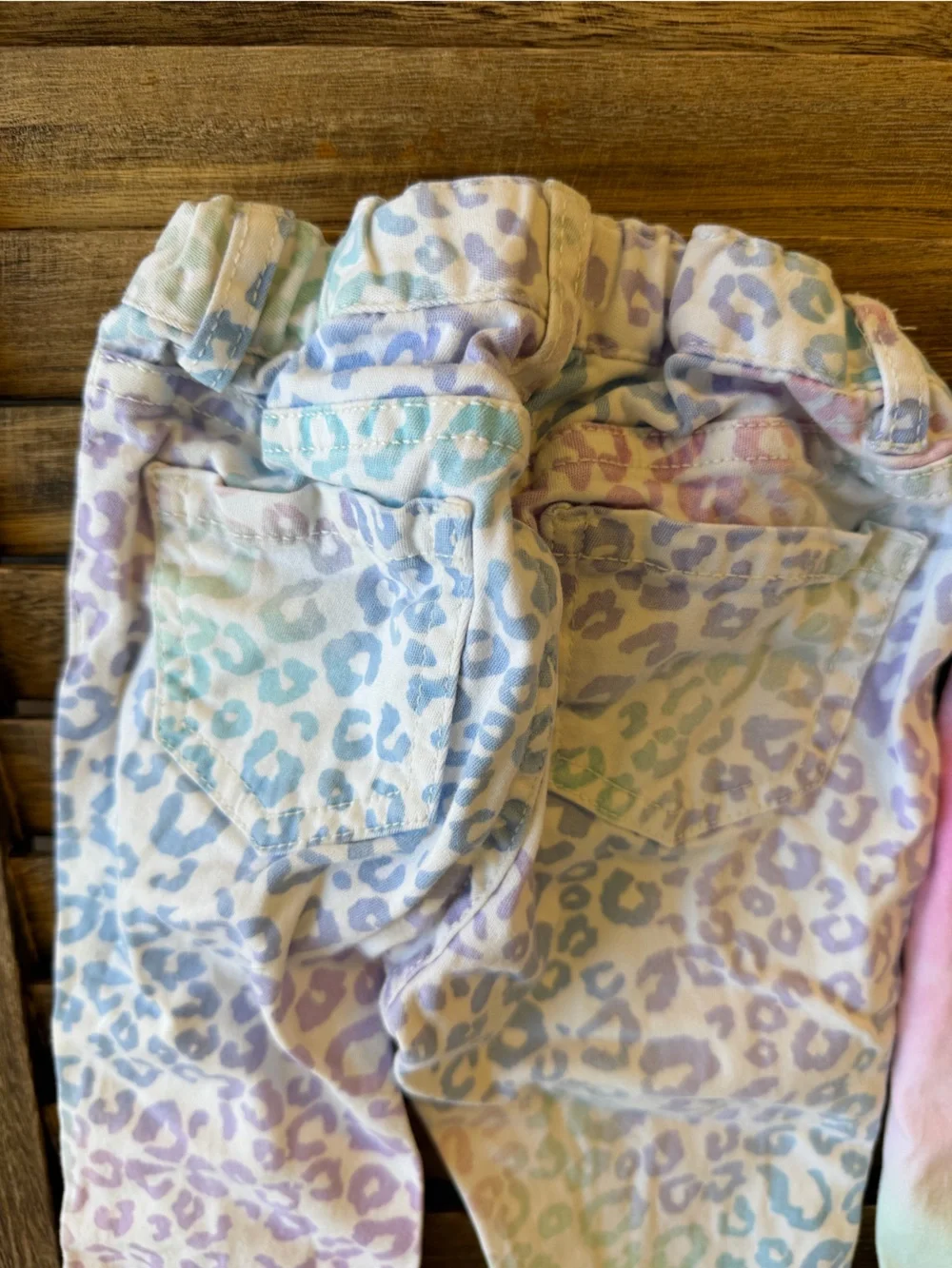 The Children's Place 18-24 Months Girls Jeggings Bundle Ombré Cheetah & Pastel